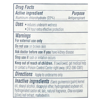 Tom's of Maine Women's Antiperspirant Deodorant Natural Powder - 2.25 oz - Case of 6