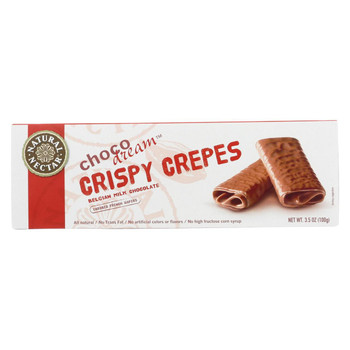 Natural Nectar Crepes Belgium Milk - Crispy - Case of 8 - 3.5 oz.