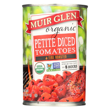 Muir Glen Fire Roasted Diced Tomatoes - Tomato - Case of 12 - 14.5 oz.