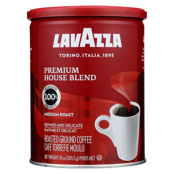 Lavazza Coffee - Can - Ground - Premium House Blend - 10 oz - 1 each Lavazza Coffee - Can - Ground - Premium House Blend - 10 oz - 1 each