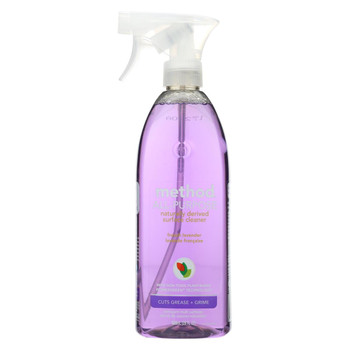 Method Products Inc Spray Cleaner - A/P - Lavender - Case of 8 - 28 fl oz