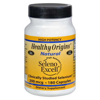 Healthy Origins Seleno Excell Selenium - 200 mcg - 180 Capsules