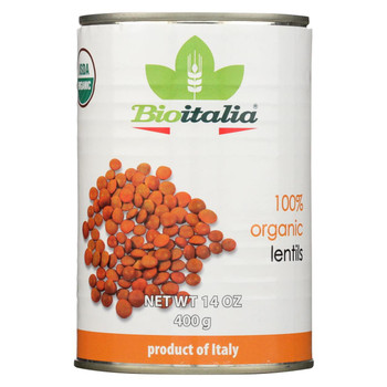 Bioitalia Organic Beans - Lentils - Case of 12 - 14 oz.