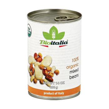 Bioitalia Beans - Mixed Beans - Case of 12 - 14 oz.