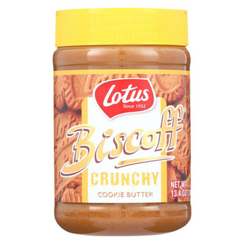 Biscoff Cookie Butter Spread - Peanut Butter Alternative - Crunchy - 13.4 oz - case of 8 Biscoff Cookie Butter Spread - Peanut Butter Alternative - Crunchy - 13.4 oz - case of 8