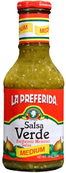 La Preferida Salsa - Verde - Medium - Case of 12 - 16 oz La Preferida Salsa - Verde - Medium - Case of 12 - 16 oz