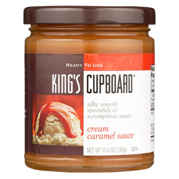 The King's Cupboard Cream - Caramel Sauce - Case of 12 - 10.4 oz.