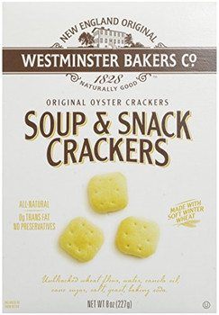 Westminster Cracker Co Soup & Snack - Box - Case of 12 - 8 oz