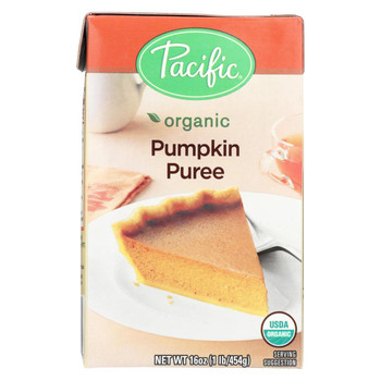 Pacific Natural Foods Pumpkin Puree - Organic - Case of 12 - 16 oz.