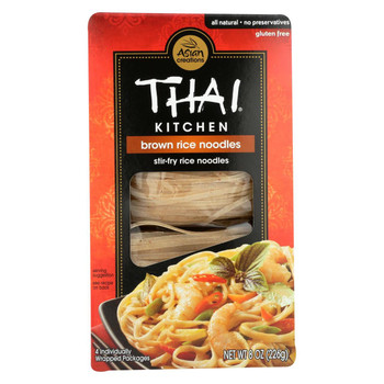 Thai Kitchen Brown Rice Noodles - Case of 6 - 8 oz.