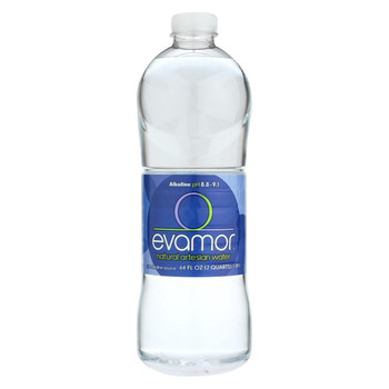 Evamor Naturally Alkaline Artesian Water - Natural Artesian - Case of 6 - 64 FL oz. Evamor Naturally Alkaline Artesian Water - Natural Artesian - Case of 6 - 64 FL oz.