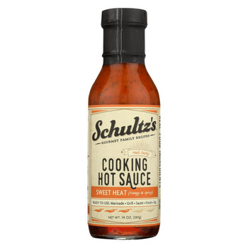 Schultz's Gourmet Hot Sauce - Sweet Heat - Case of 6 - 14 oz.