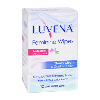 Luvena Anti-Itch Wipes - Medicated - 12 Pack Luvena Anti-Itch Wipes - Medicated - 12 Pack