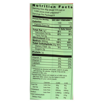 Pamela's Products - Pizza Mix - Crust - Case of 6 - 11.29 oz. Pamela's Products - Pizza Mix - Crust - Case of 6 - 11.29 oz.