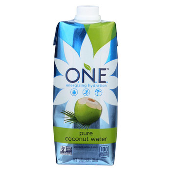 One Natural Experience Pure Coconut Water - Case of 12 - 16.9 Fl oz. One Natural Experience Pure Coconut Water - Case of 12 - 16.9 Fl oz.