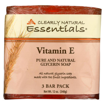 Clearly Natural Bar Soap - Vitamin E - 3 Pack - 4 oz Clearly Natural Bar Soap - Vitamin E - 3 Pack - 4 oz