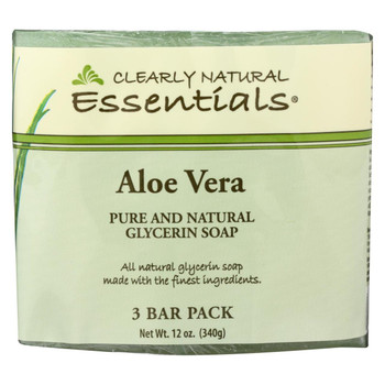Clearly Natural Bar Soap - Aloe Vera - 3 Pack - 4 oz Clearly Natural Bar Soap - Aloe Vera - 3 Pack - 4 oz
