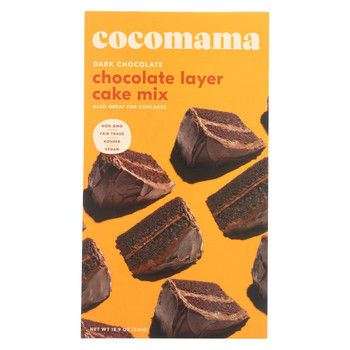 Cisse Layer Cake Mix - Fair Trade - Dark Chocolate - 18.9 oz - case of 6