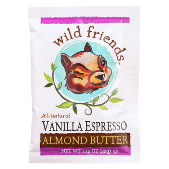 Wild Friends Almond Butter - Vanilla Espresso - Single Serve Packets - 1.15 oz - case of 10 Wild Friends Almond Butter - Vanilla Espresso - Single Serve Packets - 1.15 oz - case of 10