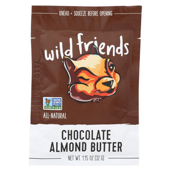 Wild Friends Almond Butter - Chocolate - Single Serve Packets - 1.15 oz - case of 10