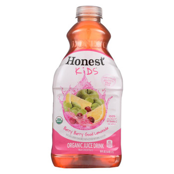 Honest Kids Organic Berry Berry Good Lemonade Juice Drink - Case of 8 - 59 fl oz