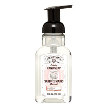 J.R. Waktins Foaming Hand Soap - Grapefruit - Case of 6 - 9 fl oz