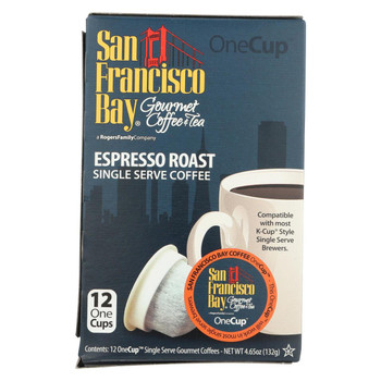 San Francisco Bay Coffee OneCup - Espresso - Case of 6 - 4.65 oz.