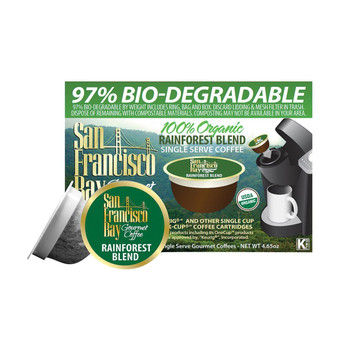 San Francisco Bay Coffee OneCup - Rainforest Blend - Case of 6 - 4.65 oz.