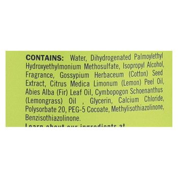 Mrs. Meyer's Clean Day - Fabric Softener - Lemon Verbena - 32 oz Mrs. Meyer's Clean Day - Fabric Softener - Lemon Verbena - 32 oz