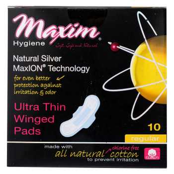 Maxim Hygiene Pads with Wings - Regular - 10 count Maxim Hygiene Pads with Wings - Regular - 10 count