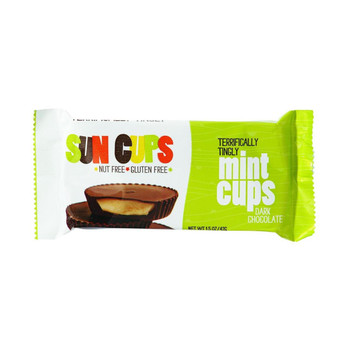 SunCup Sunflower Butter Cups - Dark Chocolate Mint - 1.5 oz - Case of 12