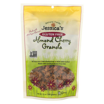 Jessica's Natural Foods Granola - Almond Cherry - Case of 12 - 12 oz. Jessica's Natural Foods Granola - Almond Cherry - Case of 12 - 12 oz.