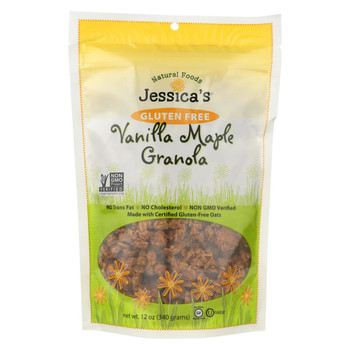 Jessica's Natural Foods Granola - Vanilla Maple - Case of 12 - 12 oz. Jessica's Natural Foods Granola - Vanilla Maple - Case of 12 - 12 oz.