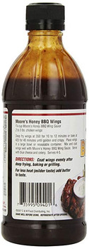 Moore's Marinade - Honey BBQ Wing - Case of 6 - 16 fl oz