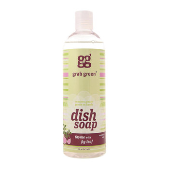 Grab Green Dish Soap Thyme with Fig Leaf - Case of 6 - 16 fl oz