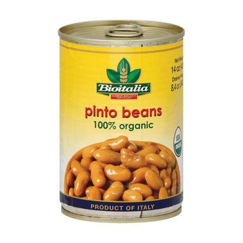 Bioitalia Beans - Pinto Beans - Case of 12 - 14 oz.