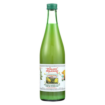 Volcano Bursts Organic Juice - Lemon - Case of 12 - 16.9 Fl oz.