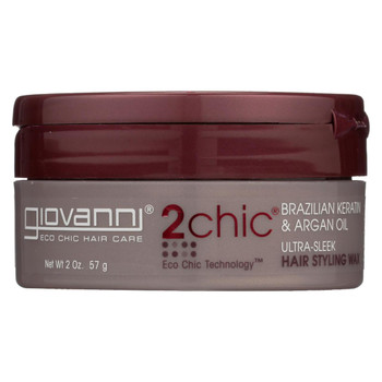 Giovanni Hair Care Products 2chic Hair Styling Wax - Ultra-Sleek - 2 oz Giovanni Hair Care Products 2chic Hair Styling Wax - Ultra-Sleek - 2 oz