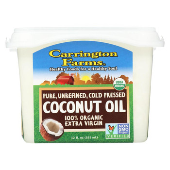 Carrington Farms Coconut Oil - Case of 6 - 12 fl oz.