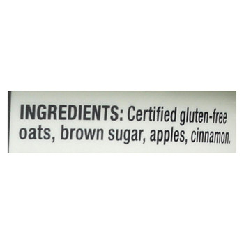 Love Grown Foods Hot Oats - Apple and Cinnamon - Case of 8 - 2.22 oz.