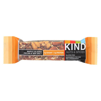 Kind Bar - Maple Glazed Pecan and Sea Salt - 1.4 oz Bars - Case of 12 Kind Bar - Maple Glazed Pecan and Sea Salt - 1.4 oz Bars - Case of 12