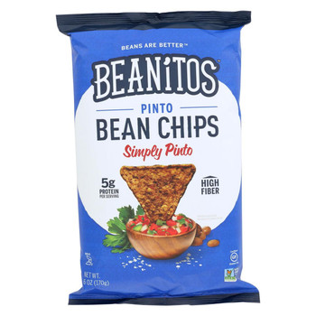 Beanitos Chips - Pinto Bean and Flax - Case of 6 - 6 oz.