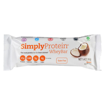 Simply Choices Whey Bars - Coconut - 40 grm - Case of 12