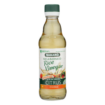 Nakano Rice Vinegar - Citrus - Case of 6 - 12 Fl oz. Nakano Rice Vinegar - Citrus - Case of 6 - 12 Fl oz.