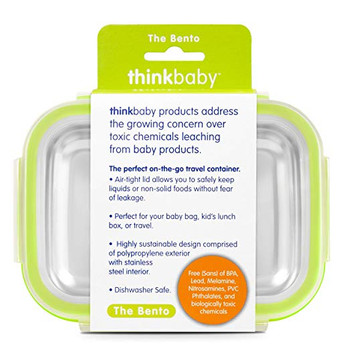 Thinkbaby  BPA Free Bento Box - Lt Green
