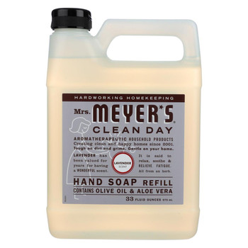 Mrs. Meyer's Clean Day - Liquid Hand Soap Refill - Lavender - 33 fl oz Mrs. Meyer's Clean Day - Liquid Hand Soap Refill - Lavender - 33 fl oz