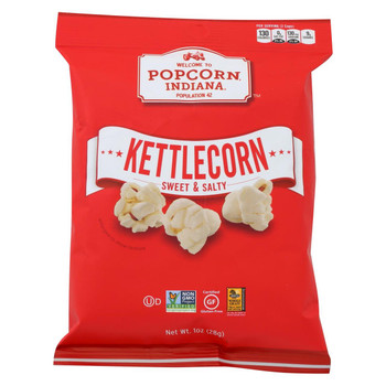 Popcorn Indiana Popcorn - Original Kettlecorn - Case of 48 - 1 oz. Popcorn Indiana Popcorn - Original Kettlecorn - Case of 48 - 1 oz.