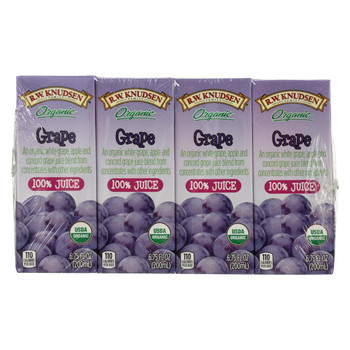 R.W. Knudsen - Juice Box - Organic Grape - Case of 7 - 6.75 Fl oz.