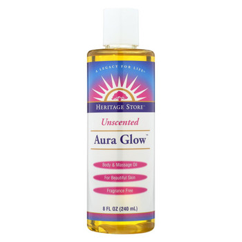 Heritage Store Aura Glow - Unscented - Case of 6 - 8 Fl oz.