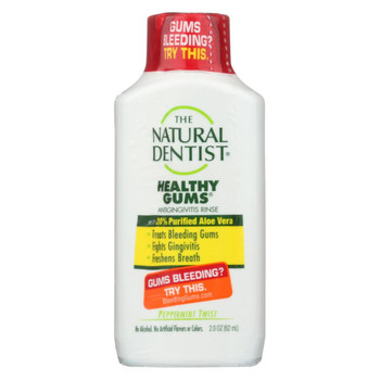 Natural Dentist Anti Gingivitis Rinse - Healthy Gums - Peppermint Twist - 2 oz